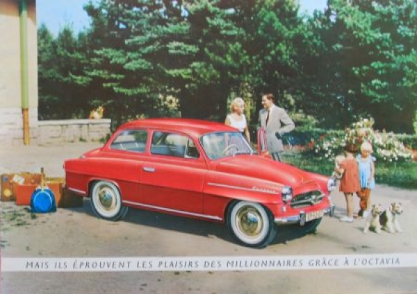 Skoda Octavia Modelprogram 1957 Carbrochure (4702)